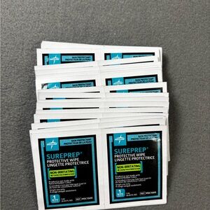40 pieces - MEDLINE SUREPREP NON-IRRITATING SKIN PROTECTIVE WIPES - MSC1500